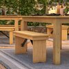 Flash Furniture HERCULES 40'' x 12'' Light Natural Solid Pine Folding Farm Bench XA-B-40X12-LN-GG